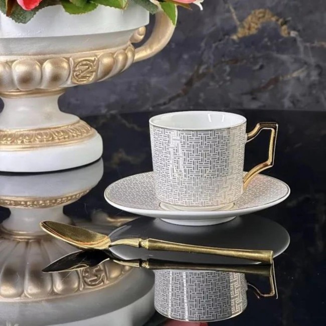 Кофейный набор 12пр. 130 мл 244-034 Фарфор