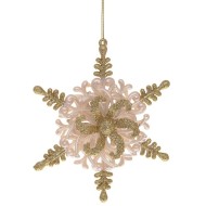 Украшение новогоднее "Снежинка", L3 W14 H13 см 254588