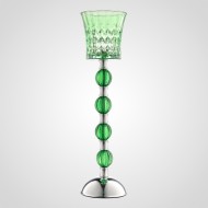 Подсвечник Brilliant Illumination зеленое стекло 0796--35