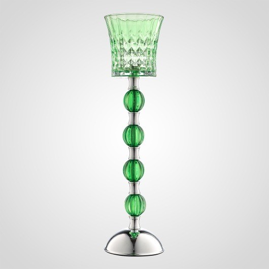 Подсвечник Brilliant Illumination зеленое стекло 0796--35