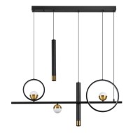 Подвесной светильник 4357/57L HIGHTECH ODL23 255 черн/ант бронз/металл IP20 57W 2565Лм 3000K TEANA