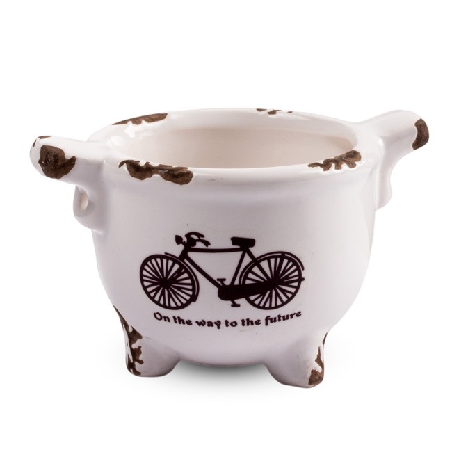 Горшочек для цветов  5х6 см 1612 (бел.) 68255