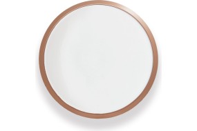 Светильник светодиодный СПО Луна 45Вт 2700К/4000К/6500К IP54 обод розовое золото FAR002060