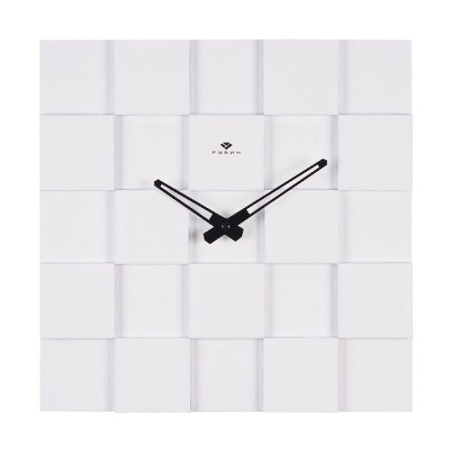 Часы настенные 2929-001 из МДФ, белый, 29*29см "Мозаика 1"