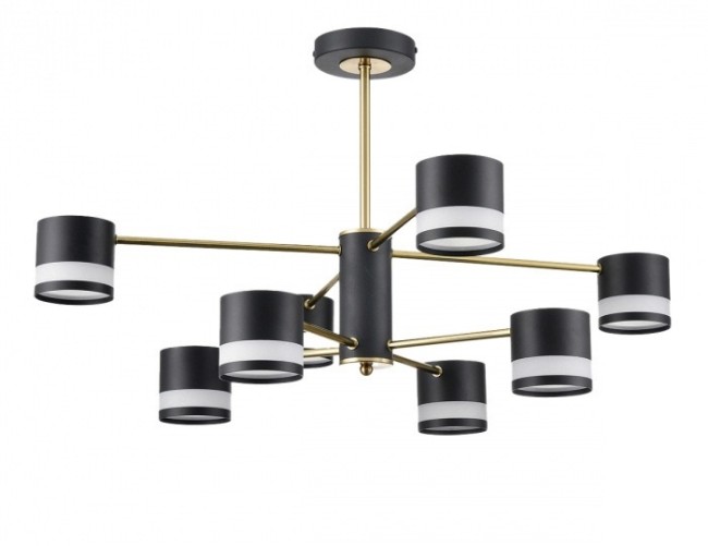 Люстра потолочная 8240/8C COMFI LN25 197 черный/латунь, металл/акрил LANIKA