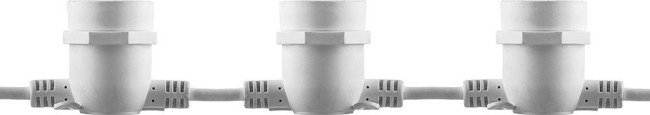 Гирлянда E27*10 белый IP65 8м+3м шнур CL50-8 29884