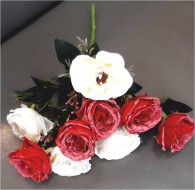 Бук.силикон.пиона"Лунная соната"9гН40см(10микс) Б10601