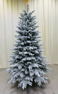 Ель искусственная Уральская заснеженная 2,1 м подставка пластик ЕУРАЛЗ 21
