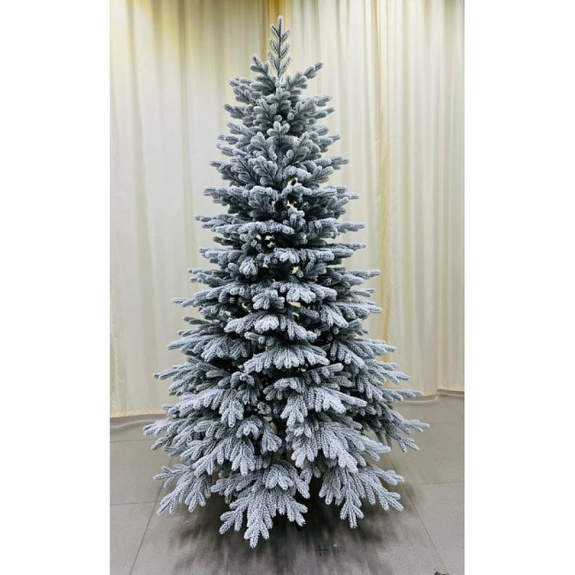 Ель искусственная Уральская заснеженная 2,1 м подставка пластик ЕУРАЛЗ 21