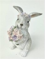 Фигура «Зайчонок в синем ободке» ГРИН КАНТРИ 707-552