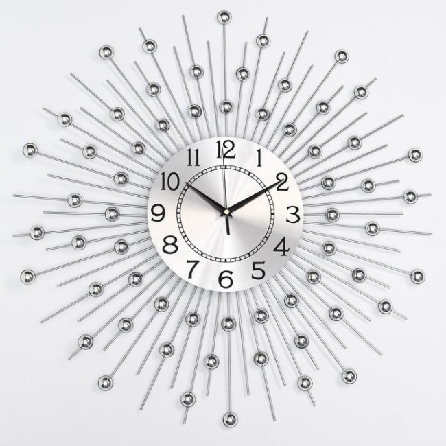 Часы настенные, серия: Ажур, "Сферы", плавный ход, d=22 см, 58 х 58 см 3620854 Часы настенные, серия: Ажур, "Сферы", плавный ход, d=22 см, 58 х 58 см 3620854