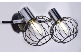 Светильник "Биакс" РС22270 BK+CR/2C