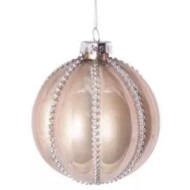 Украшение новогоднее Шар "Жемчужное ожерелье", 8см 721321