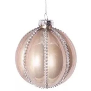 Украшение новогоднее Шар "Жемчужное ожерелье", 8см 721321