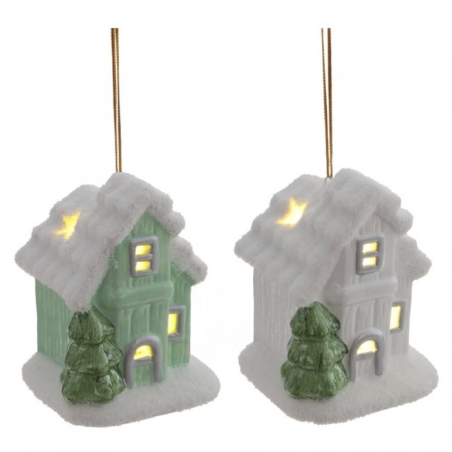 Фигурка декоративная "Домик", с подсв. 8*5,5*10,5см 793546