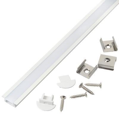 Профиль GAL-GLS-2000-7-22-W белый (2м профиль+2м рассеиватель+2 скобы +4 шурупа) 523130