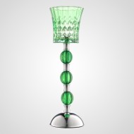 Подсвечник Brilliant Illumination прозрачное зеленое стекло 0796--36