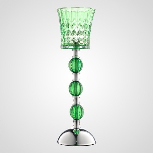 Подсвечник Brilliant Illumination прозрачное зеленое стекло 0796--36