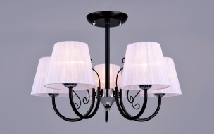 Светильник "Лира" РС20699 BK+CR/5C