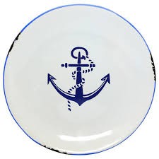 Блюдо "Якорь" , керамика 3938