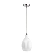 Подвес СОНЕКС 4775/1 PENDANT ODL21 271 белый/хром E27 60W STORZO