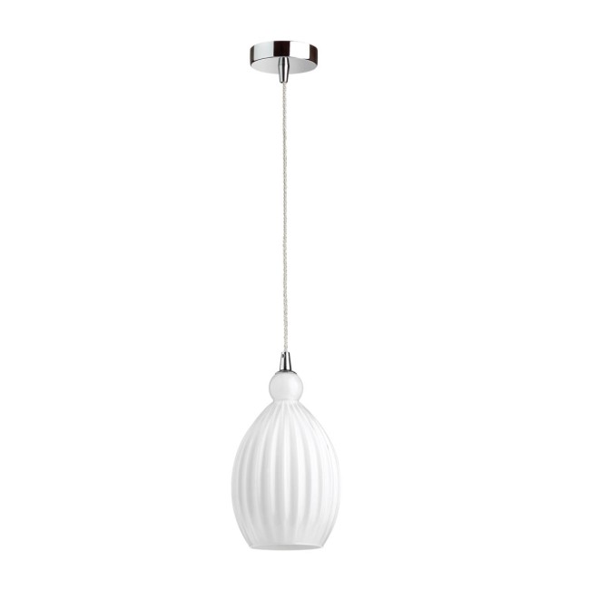 Подвес СОНЕКС 4775/1 PENDANT ODL21 271 белый/хром E27 60W STORZO