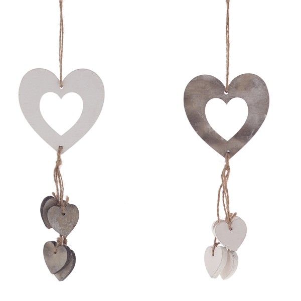 Украшение новогоднее "Сердце", H25 см 401761