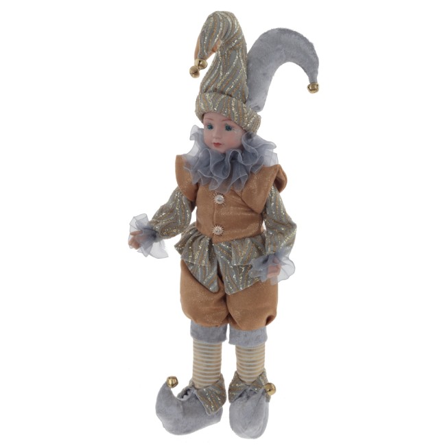 Игрушка мягконабивная "Клоун" (не музыкальный) , с колпаком L18 W11 H51 см, без колпака H42см 764802