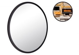 Зеркало интерьерное настенное в круглом корпусе из металла  d=70, черный Рубин 7077-Z1 01106795