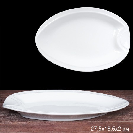 Блюдо овальное 27х19 см/ 701323