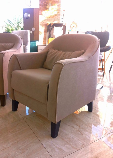 Кресло отдыха "Комфорт 4" CATANIA COCOA Орех (Лак)  Категория1