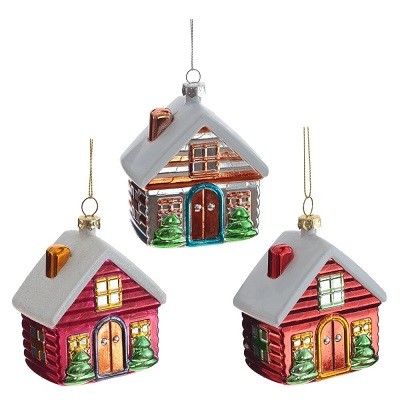 Украшение новогоднее "Домик", L7,5 W5 H10 см 808938
