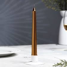 Свеча античная, 1,9*20см, кофейно-золотой 3093200