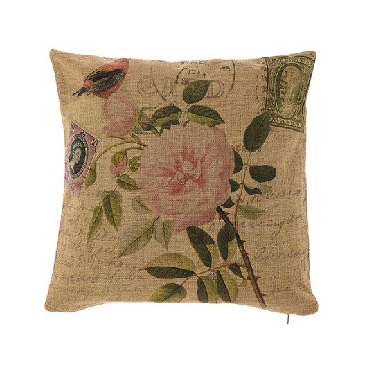 Декоративная Подушка с Розой 9252-2