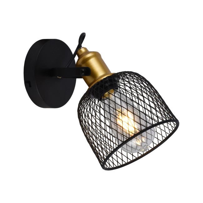 Бра G71158/1wBK+GD BK