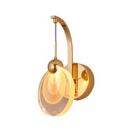 Настенный светодиодный светильник ЭкономСвет G61364/1wGD CL+WT