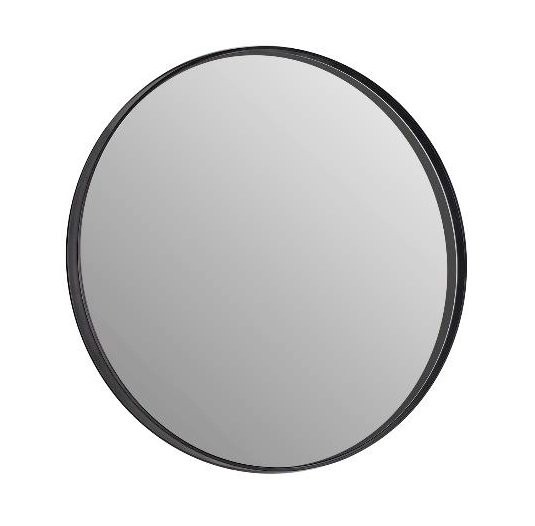 Зеркало Moon D800 Металлическая оправа, цвет черный матовый m808000012