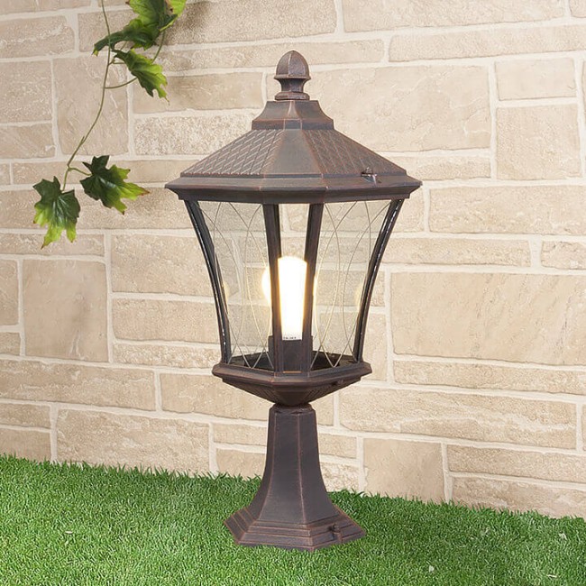 Уличный фонарь Virgo S капучино