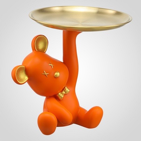 Конфетница TEDDY оранжевая 01304