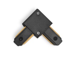 Коннектор угловой АМБРЕЛЛА однофазный GL7071 BK черный