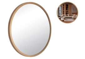 Зеркало интерьерное настенное в круглом корпусе из металла  d=50см, золотой 5055-Z4 01106784