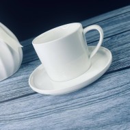 Чашка 300мл BIANCO с блюдцем 118-039 Фарфор