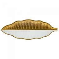 Подставка декоративная "Лист" 772436 L37 W13,5 H2 см