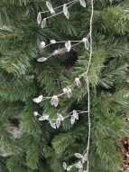 Гирлянда в виде веточки 120 см стеклярус артикул 8202 72910