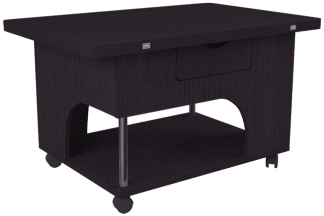 Стол Ивару "Стэп" трансформер (венге)/механизм 90*60/120*52/76см