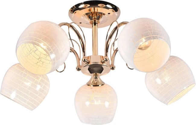 Люстра SVK MDL10155/5 E27*60W Золото Ø580*260