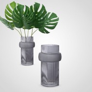 Ваза стеклянная CH192синяя