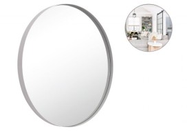 Зеркало интерьерное настенное в круглом корпусе из металла  d=50,5см, белый, Рубин 5056-Z2 01106786