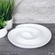 Блюдо фигурное 17 см Спираль / WF-1050 /726753