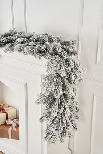 Гирлянда рождественская Императрица заснеженная 150х40 см ГИМЗ 40